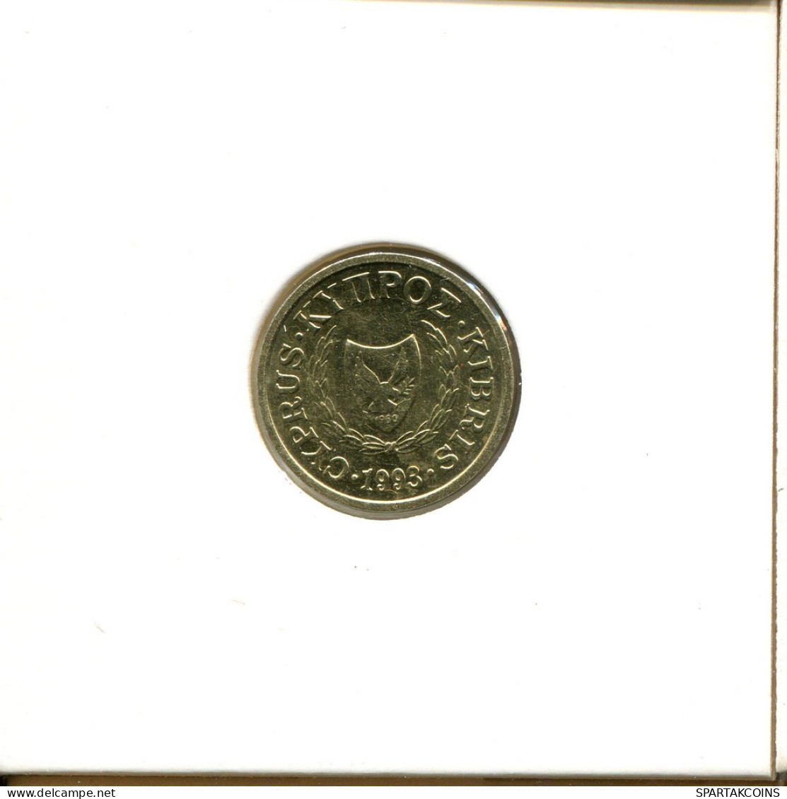 1 CENT 1993 CHIPRE CYPRUS Moneda #AZ914.E.A - Chipre