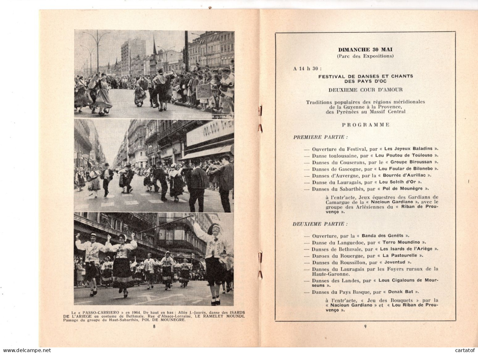 LE GRAND FENETRA 1965 TOULOUSE . Programme Souvenir - Programmes