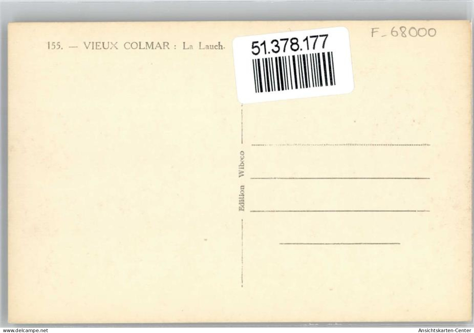 51378177 - Colmar Kolmar (Elsass) - Colmar