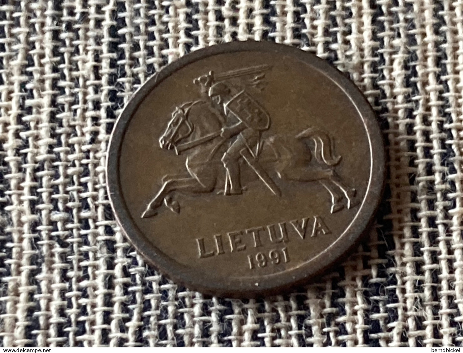 Münze Münzen Umlaufmünze Litauen 10 Centu 1991 - Lituania