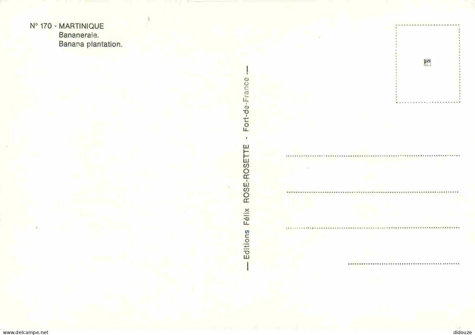 Martinique - Bananeraie - CPM - Voir Scans Recto-Verso - Sonstige & Ohne Zuordnung