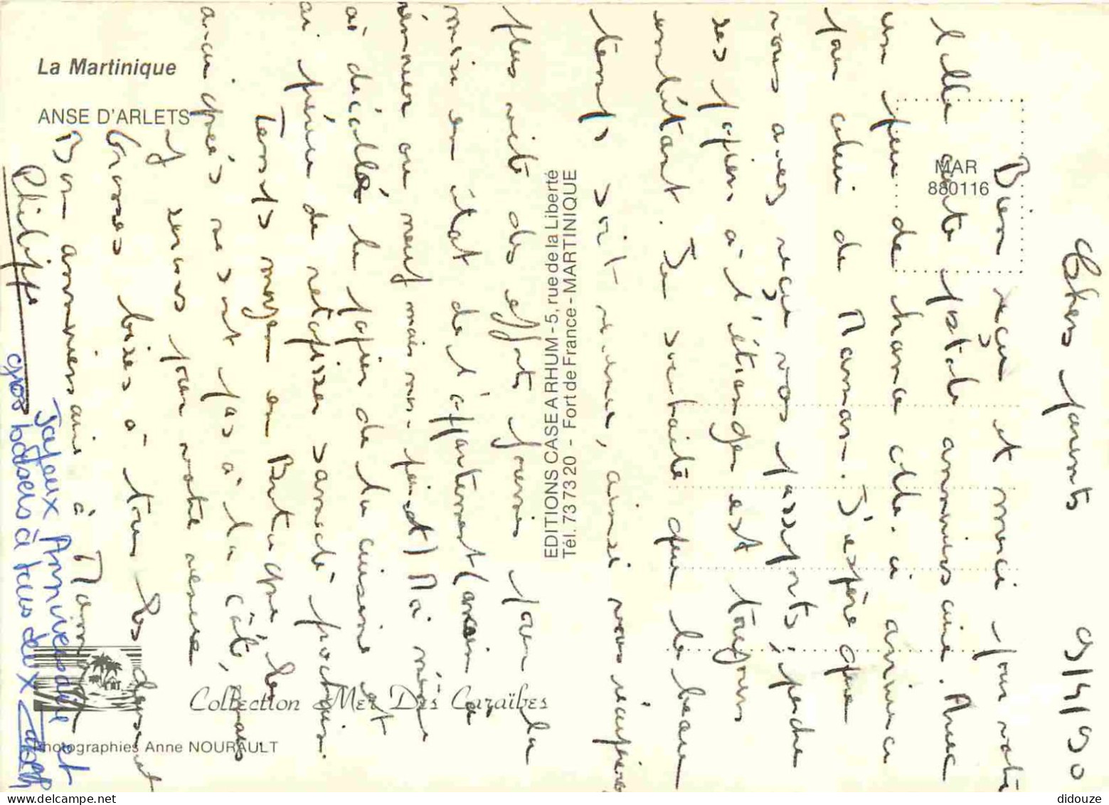 Martinique - Anses D'Arlet - Plage - CPM - Voir Scans Recto-Verso - Sonstige & Ohne Zuordnung