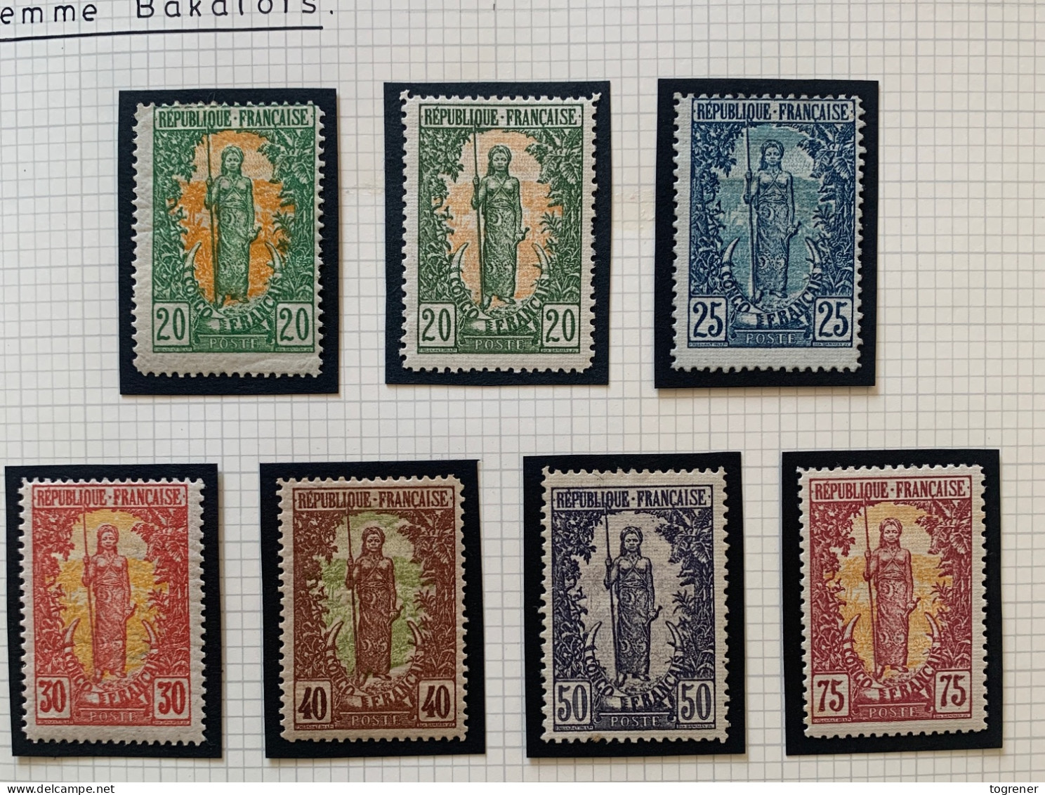 Congo 1900-04. Neuf * Colonies Françaises Territoires Protectorats - Unused Stamps
