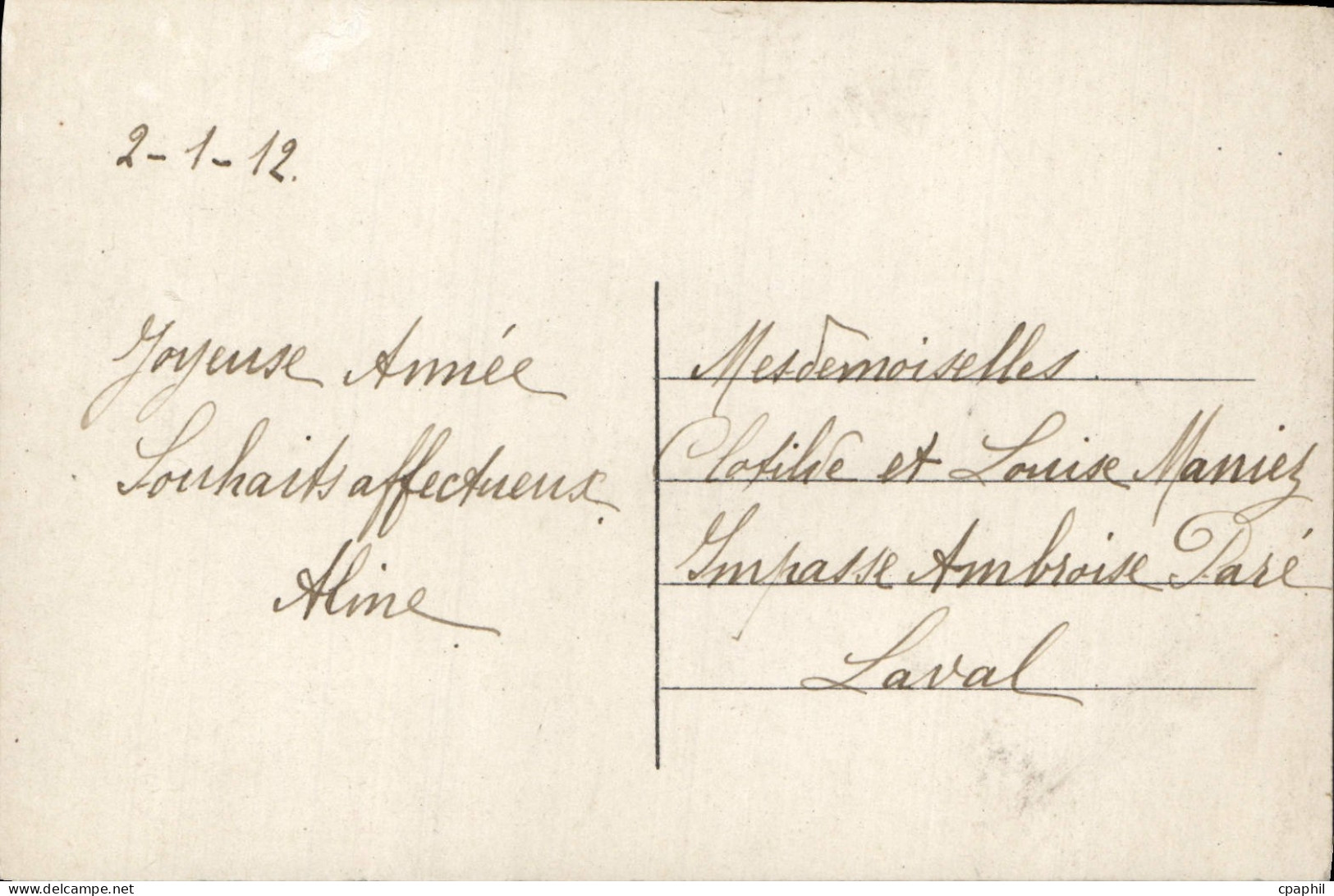CPA Bonne Annee - Neujahr
