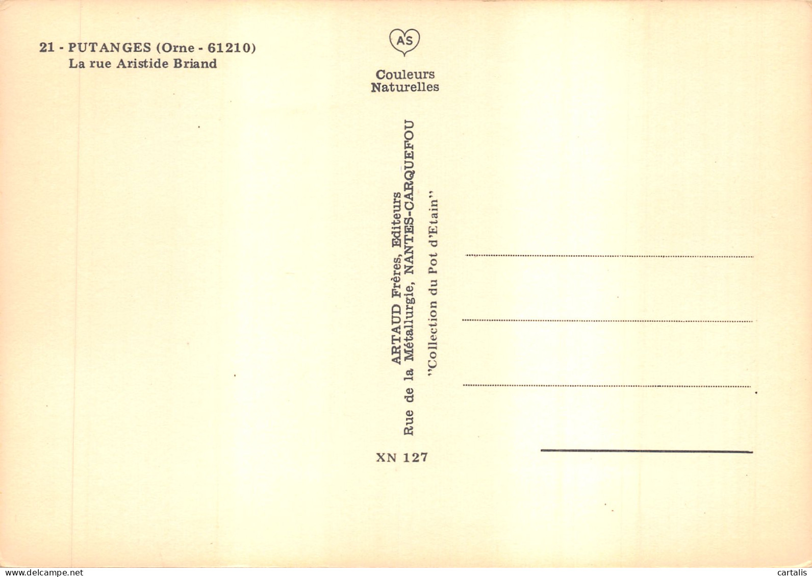 61-PUTANGES-N 591-C/0327 - Putanges
