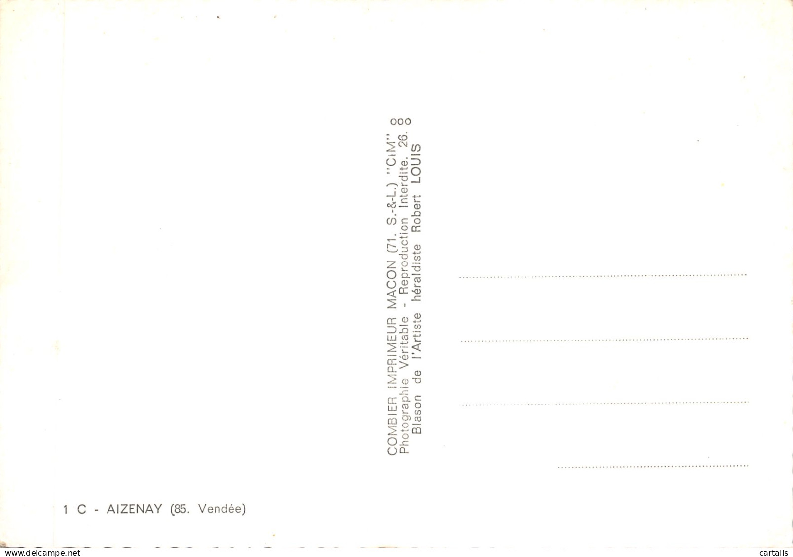 85-AIZENAY-N 605-D/0061 - Aizenay