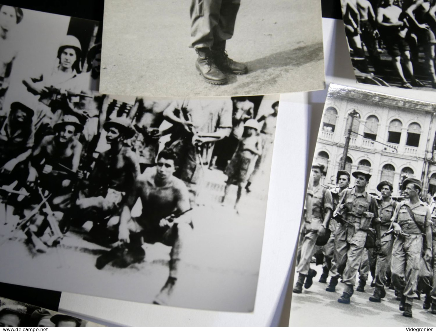 Lot Photos Commando Ponchardier Saigon Indochine Service Des Armées - Documents