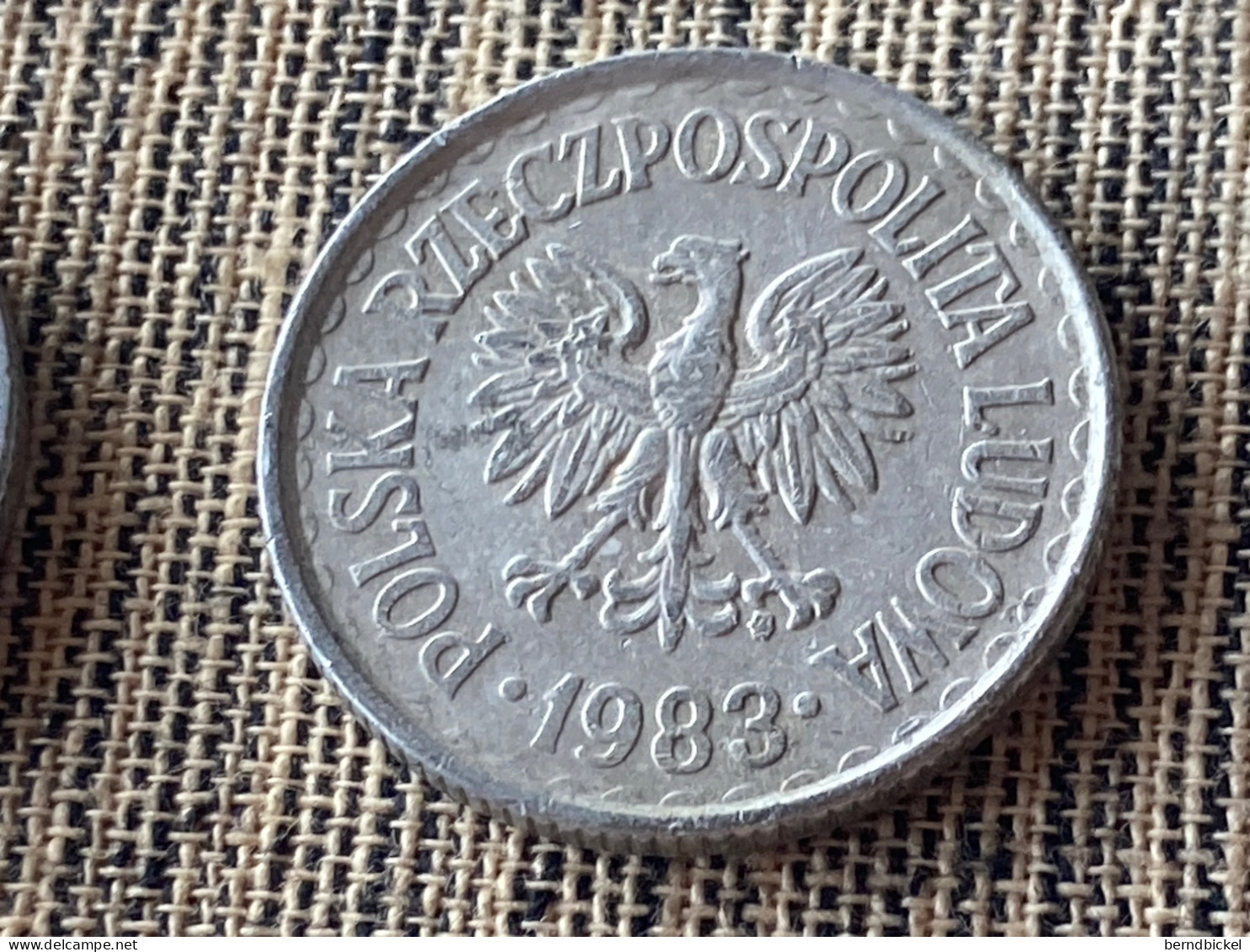 Münze Münzen Umlaufmünze Polen 1 Zloty 1983 - Pologne