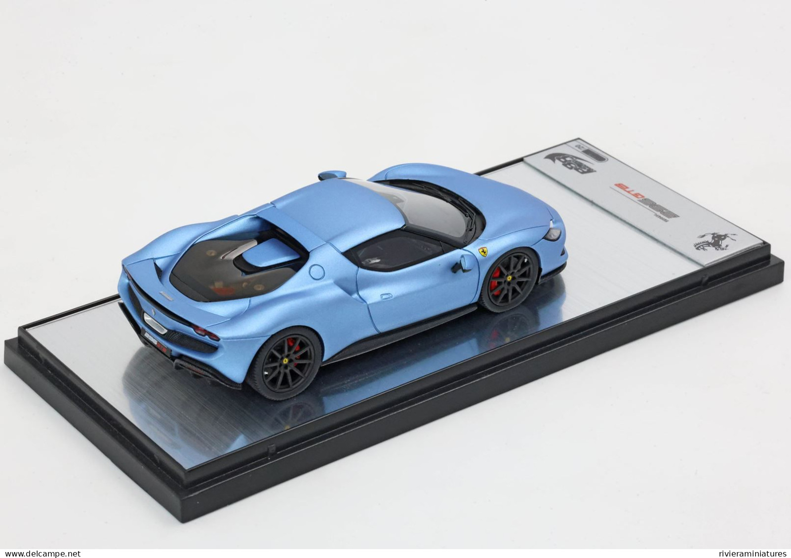 BBR - FERRARI 296 GTB - Azzurro California Matt - BBRC264SU13 - 1/43 - BBR