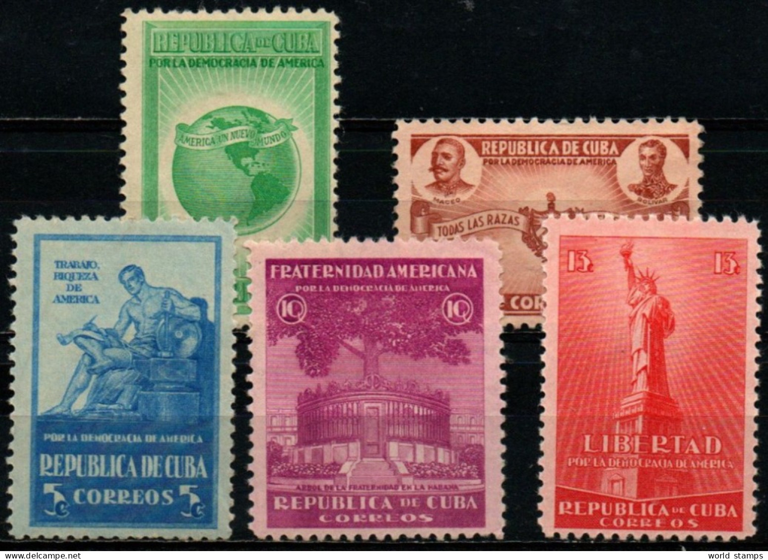 CUBA 1942-3 * - Unused Stamps
