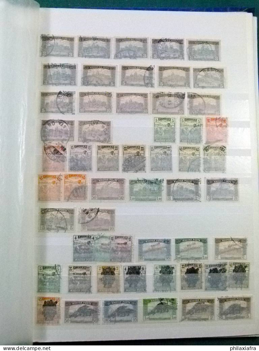 Collection Hongrie, de classiques, avec timbres neufs et oblitérés, répétés