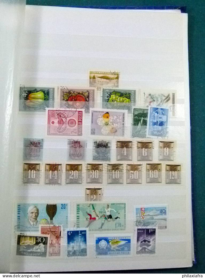 Collection Hongrie, de classiques, avec timbres neufs et oblitérés, répétés