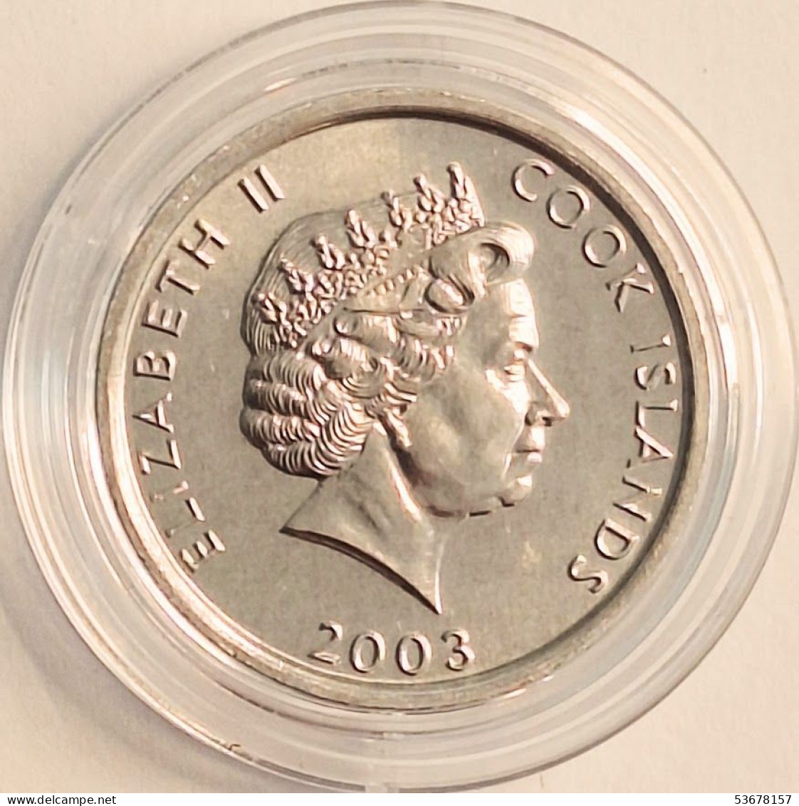 COOK ISLANDS - 1 Cent 2003, KM# 419, James Cook (#9186) - Cook