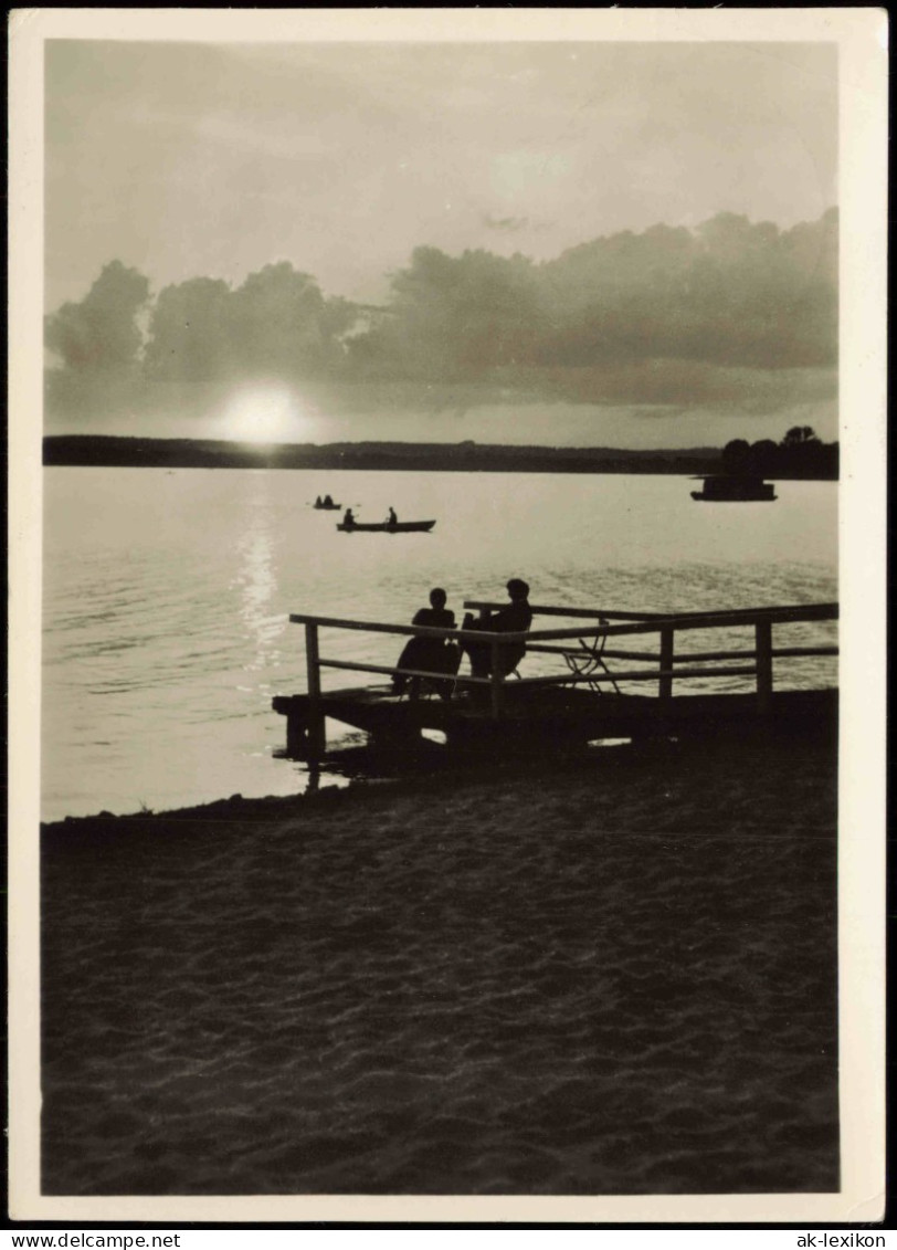 Ansichtskarte Bad Saarow Theresienhof Am Scharmützelsee Abend Am See 1959 - Bad Saarow
