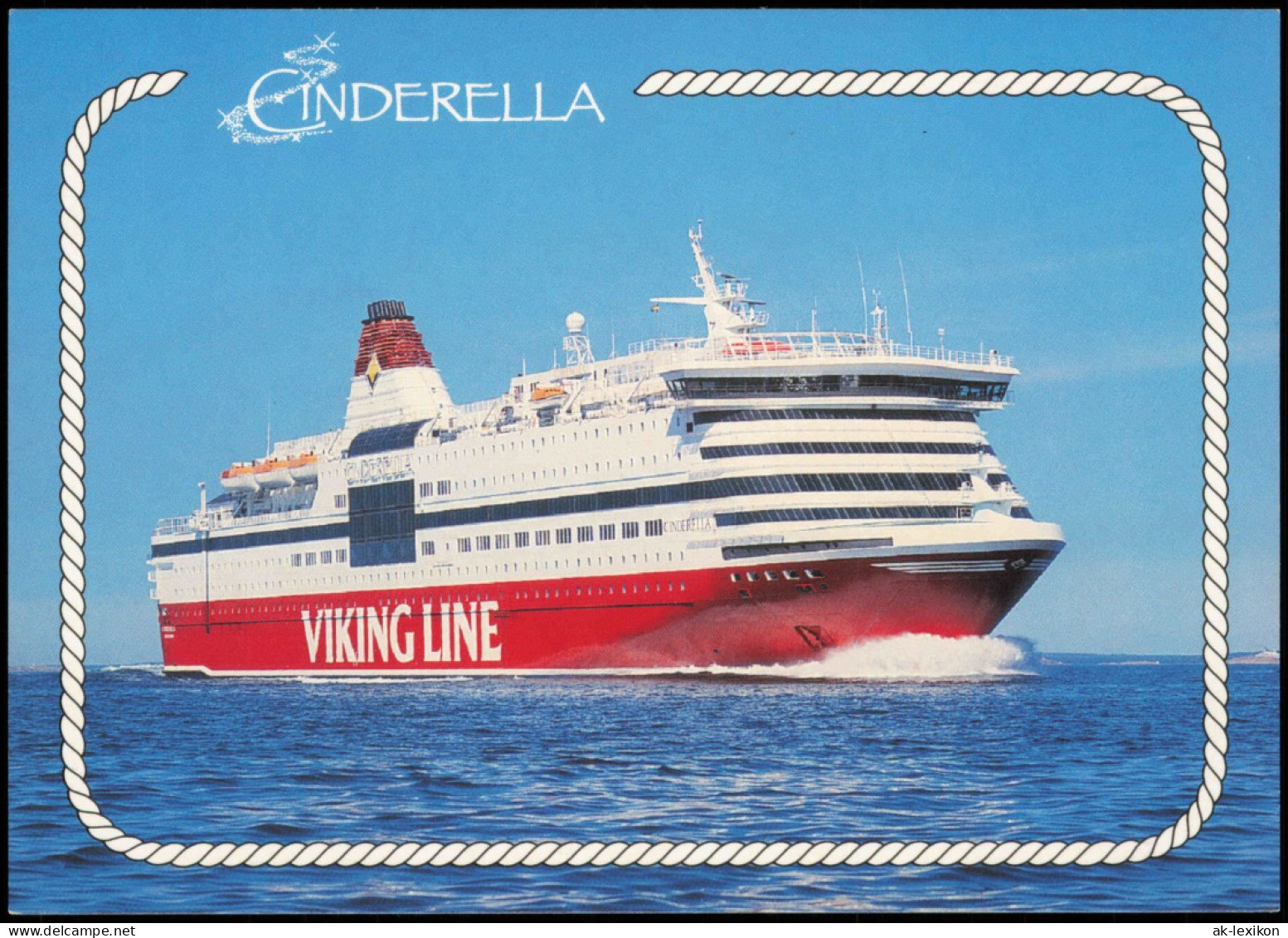 Ansichtskarte  Schiff Ship Fähre MS CINDERELLA VIKING LINE 2001 - Fähren