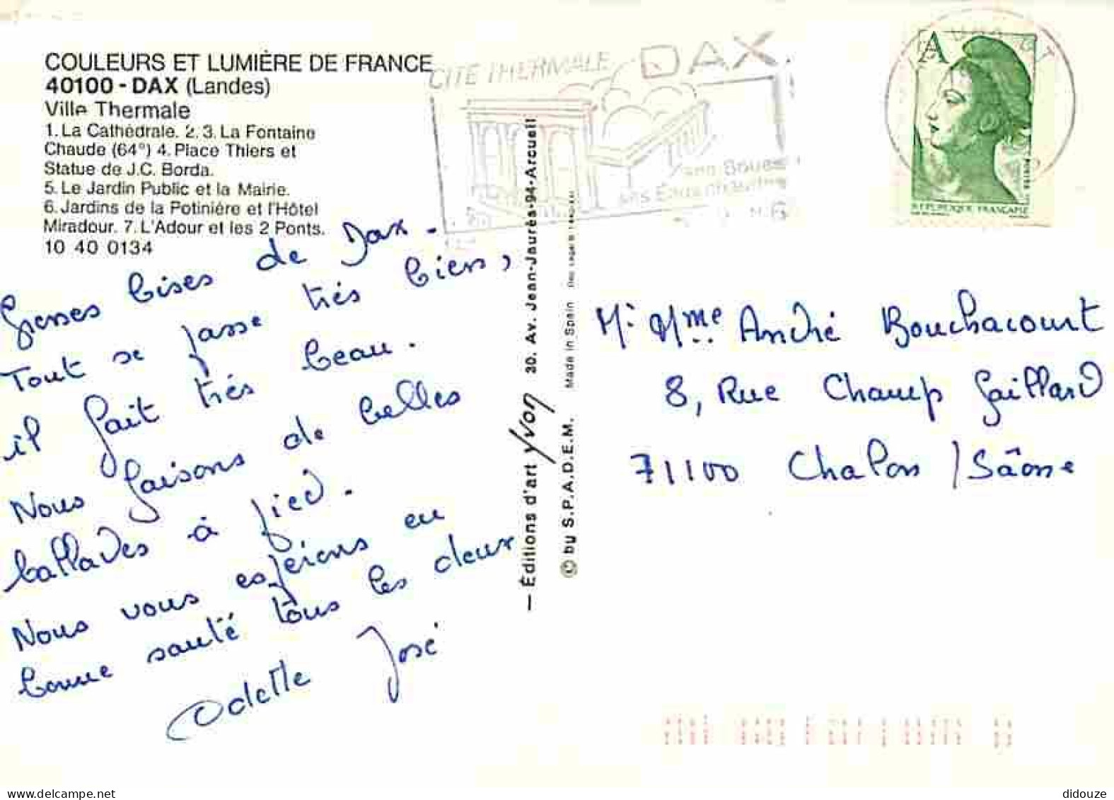 40 - Dax - Multivues - CPM - Voir Scans Recto-Verso - Dax