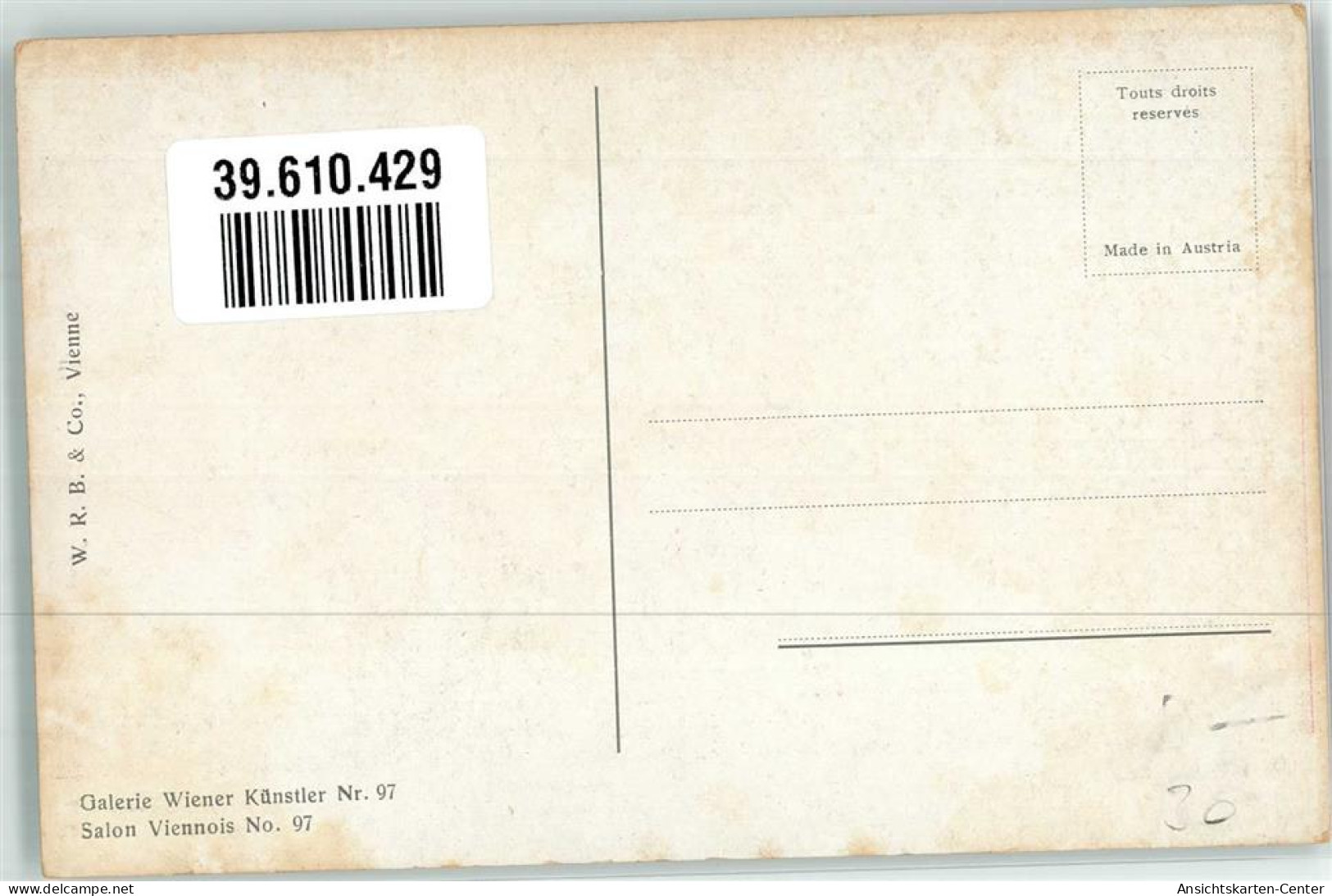 39610429 - Sign. Goltz, A. Adartem Galerie Wiener Kuenstler Nr. 97 W.R.B. & Co. - Lapinot