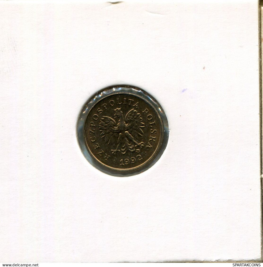 1 GROSZ 1992 POLONIA POLAND Moneda #AR774.E.A - Pologne