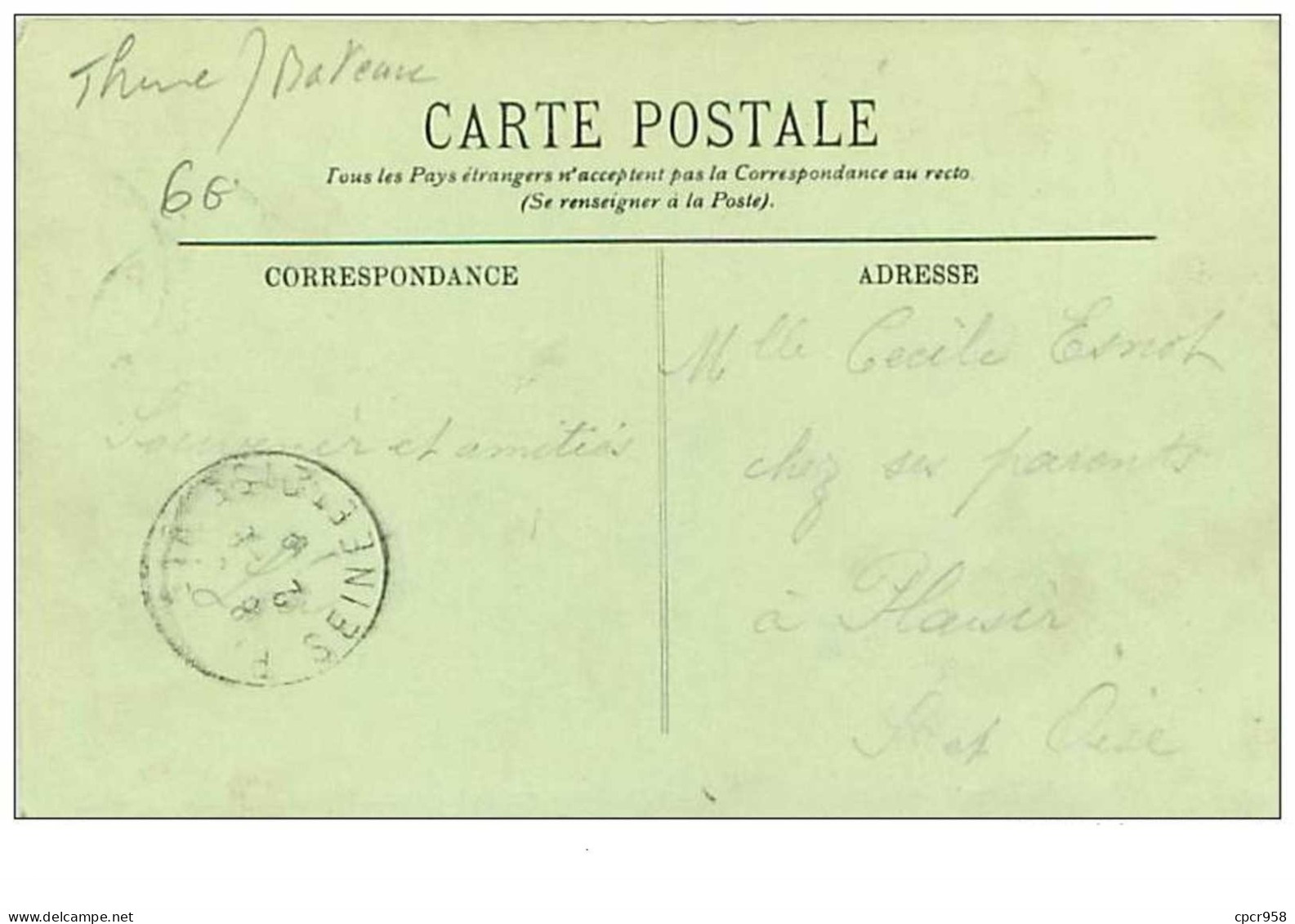 BATEAUX.n°2582.LE HAVRE."LA LORRAINE" DANS LE BASSIN DE L'EURE - Fähren