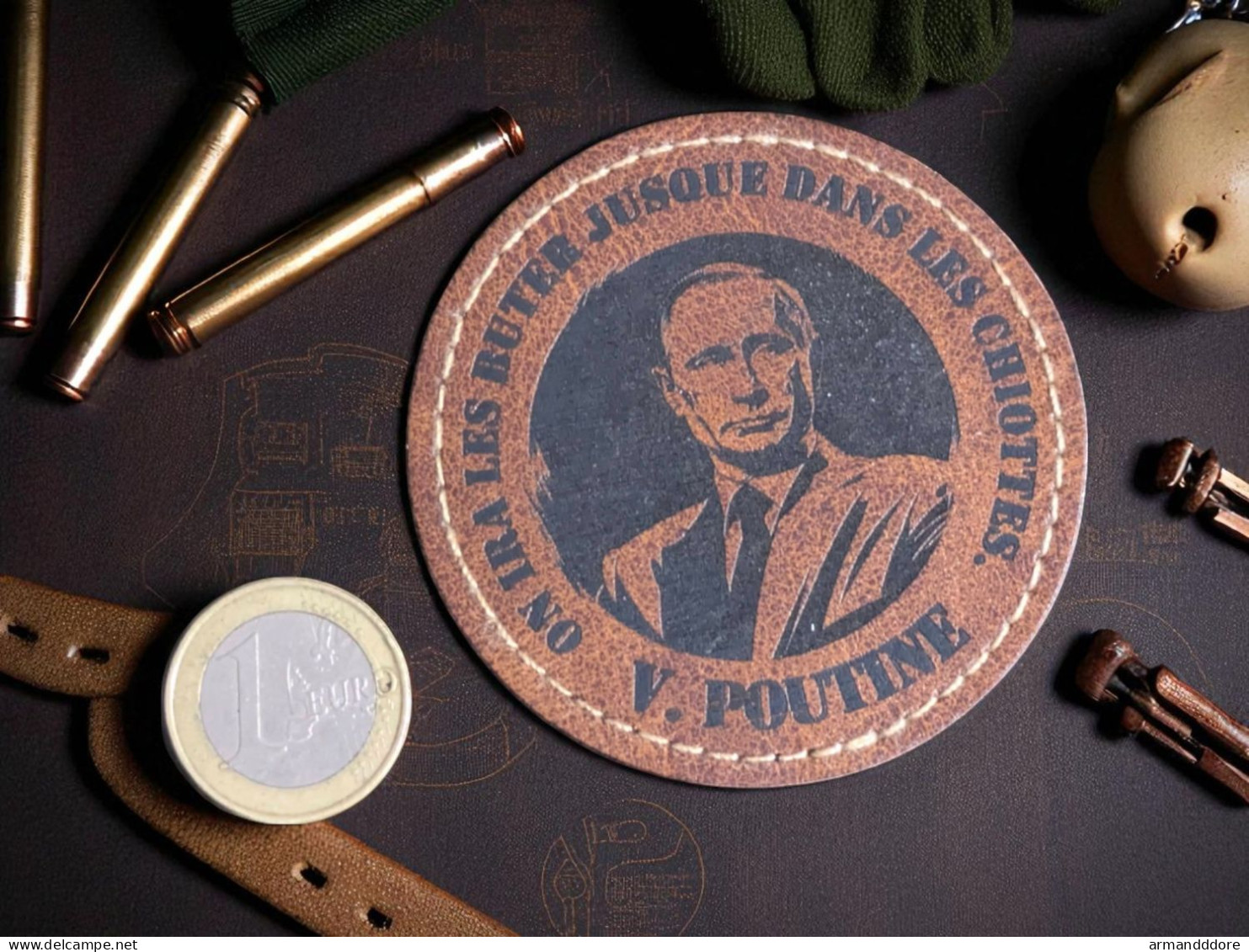 Patch Vladimir Poutine Thermocollant - écusson Militaire Russie Russe Kgb Airsoft Urss Biker - Scudetti In Tela