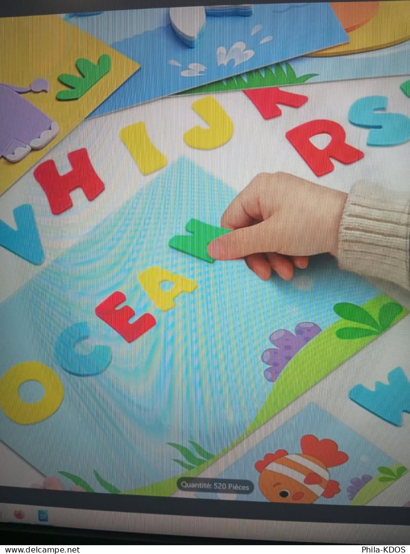 4 Achetés = 5 Reçus : LES 26 LETTRES DE L'ALPHABET MULTICOLORES AUTOCOLLANTES (EN MOUSSE) Dimensions 2.50 C M X 2.50 C M - Scrapbooking