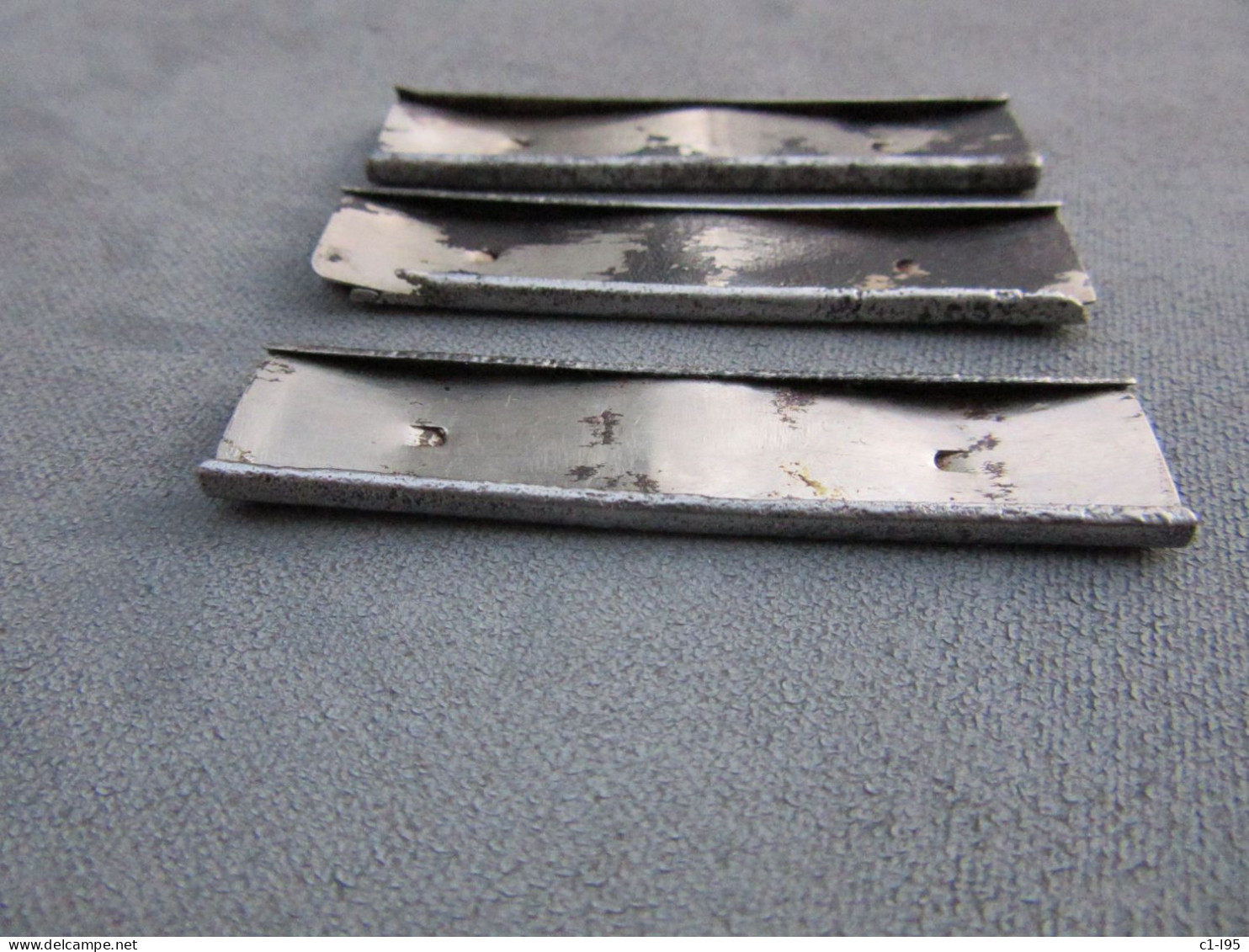 Lame Chargeur Pour Cartouche Longue De 7,65 Belge Lot De 3 - Decorative Weapons