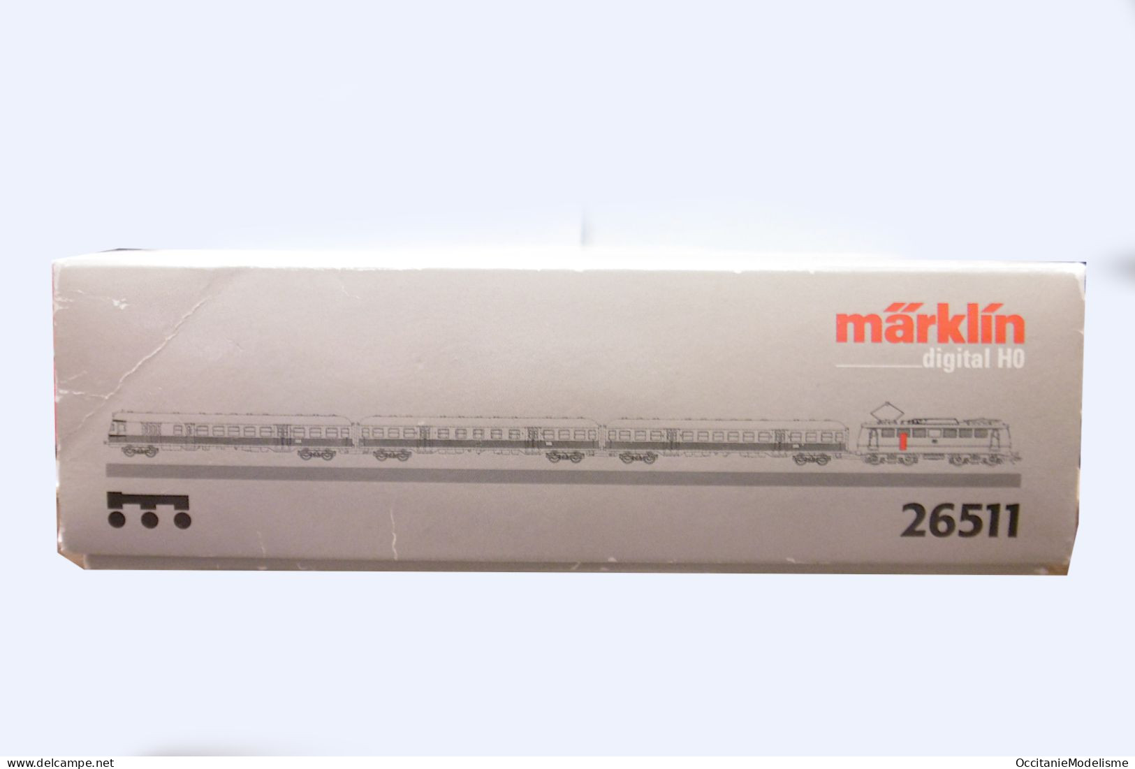 Märklin Digital - Coffret BR 140 SILBERLINGE 3 Voitures Voyageurs DB Poisson D'argent Réf. 26511 BO HO 1/87 - Locomotives