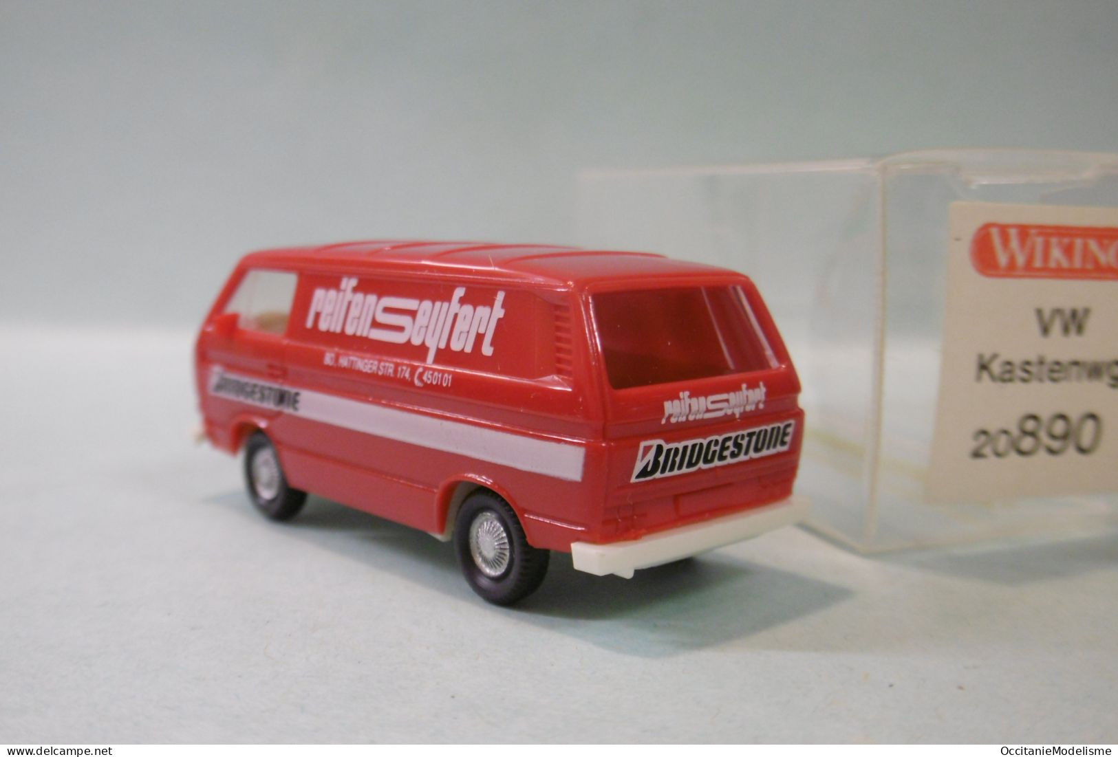Wiking - VW VOLKSWAGEN Transporter T3 Bridgestone Reifen Seyfert Réf. 20890 BO HO 1/87 - Road Vehicles