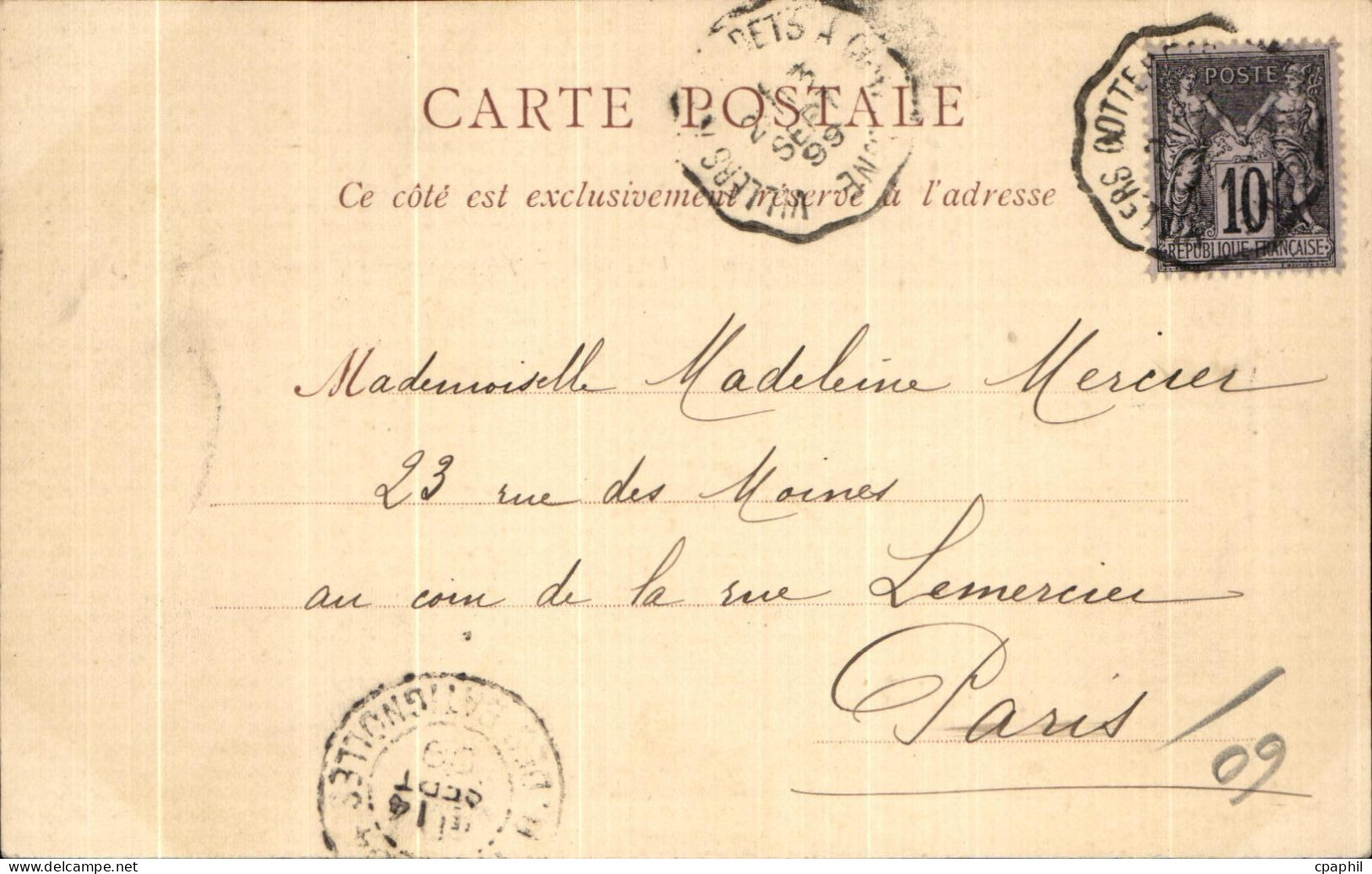 CPA Chateau De Pierrefonds Cote Nord Carte 1899 - Pierrefonds