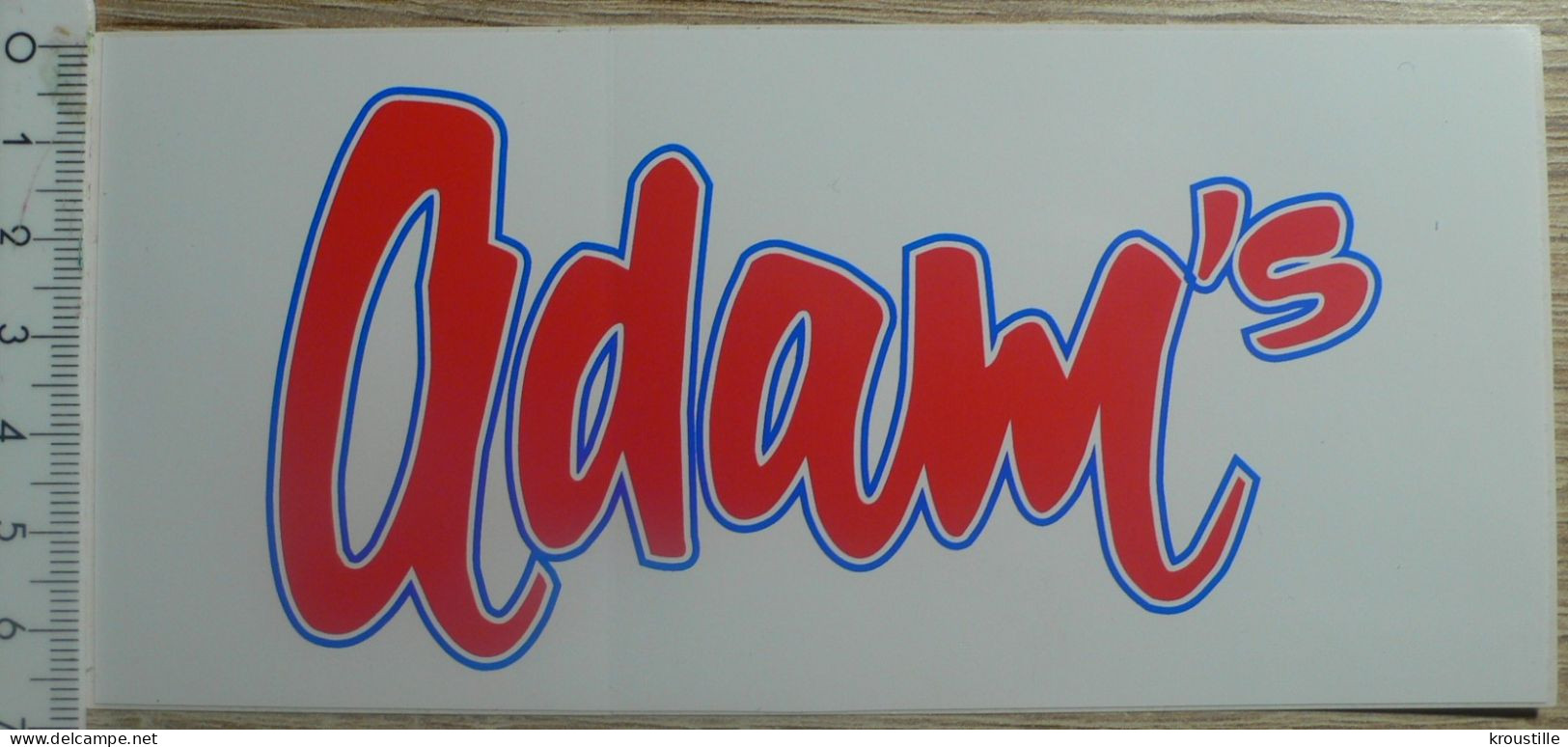 THEME PECHE : AUTOCOLLANT ADAM'S - Stickers