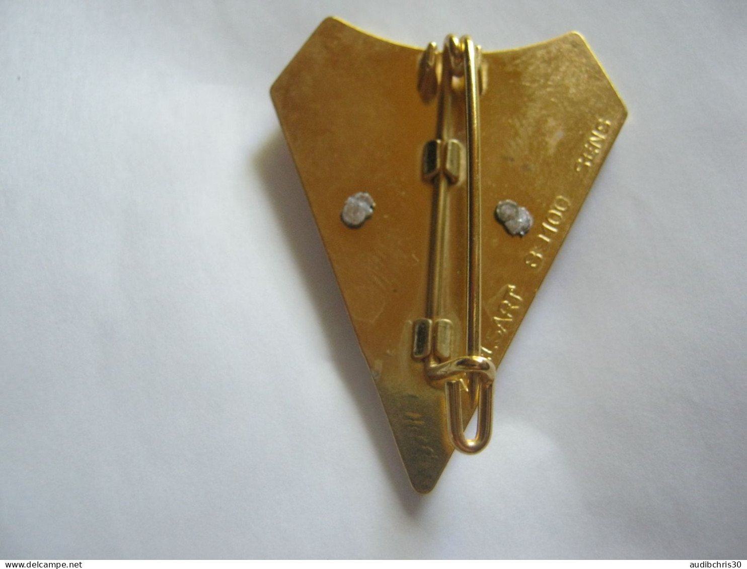 INSIGNE REGIMENT D'INFANTERIE LE 27° RI LA 4° COMPAGNIE FAB. Y. DELSART NEUF - Army