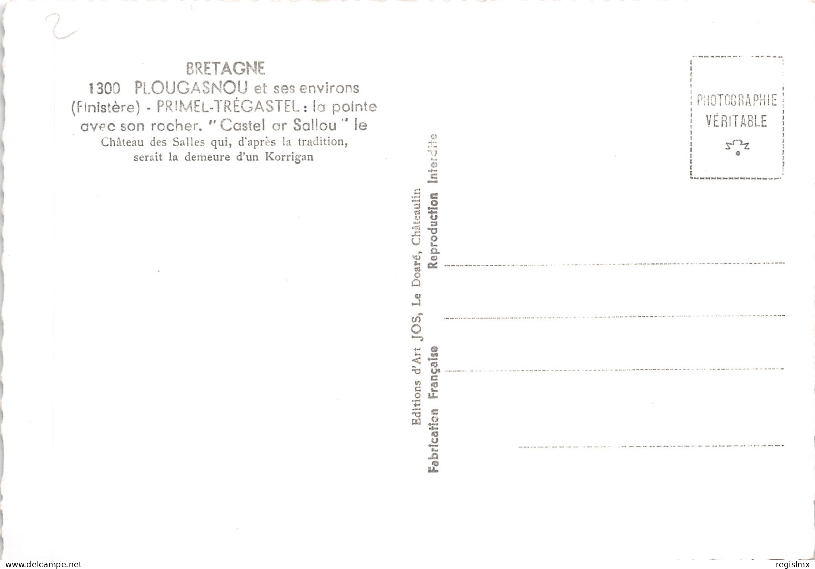 29-PRIMEL TREGASTEL-N°2849-D/0091 - Primel
