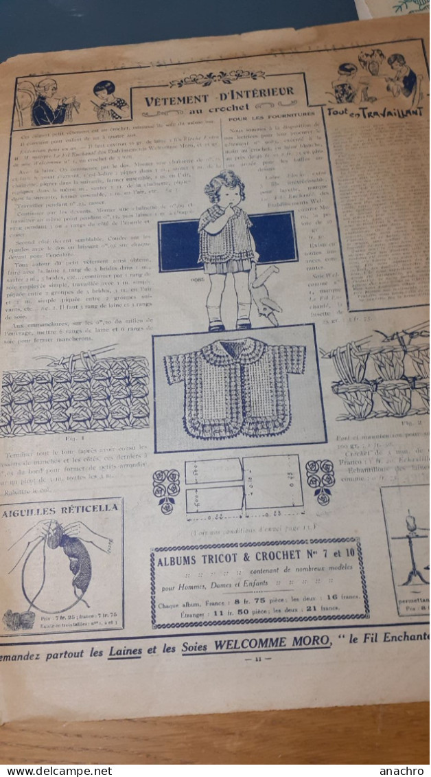 Revue Broderies GORCY 1929-1930 Quelques Feuilles - Patterns