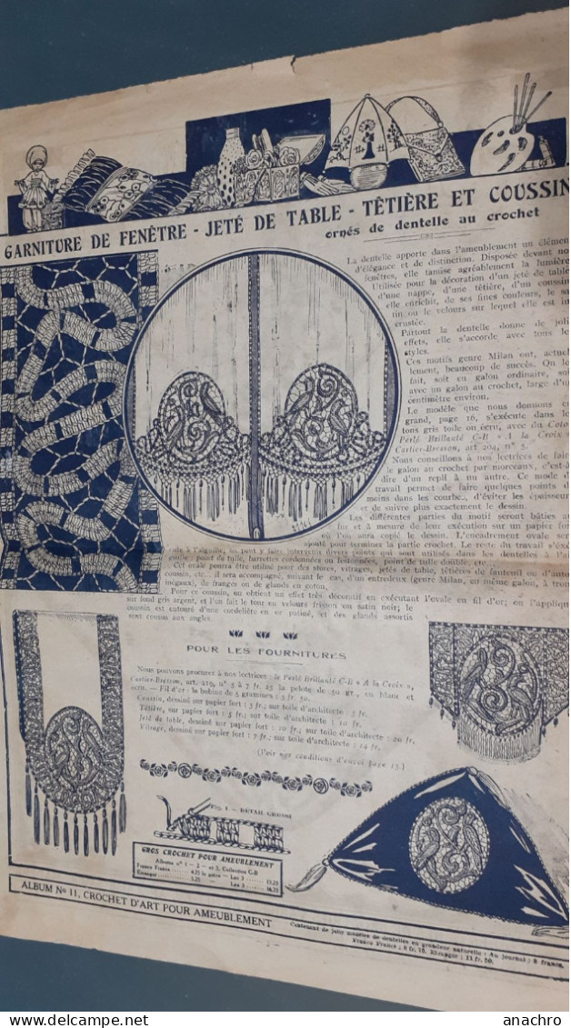 Revue Broderies GORCY 1929-1930 Quelques Feuilles - Patterns
