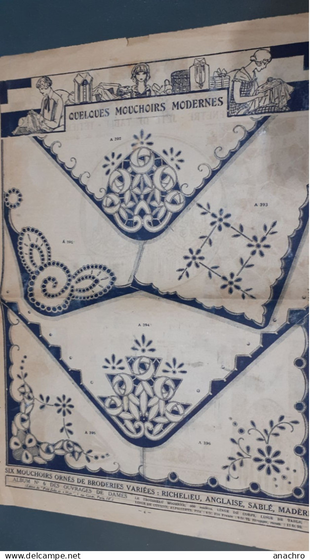 Revue Broderies GORCY 1929-1930 quelques feuilles
