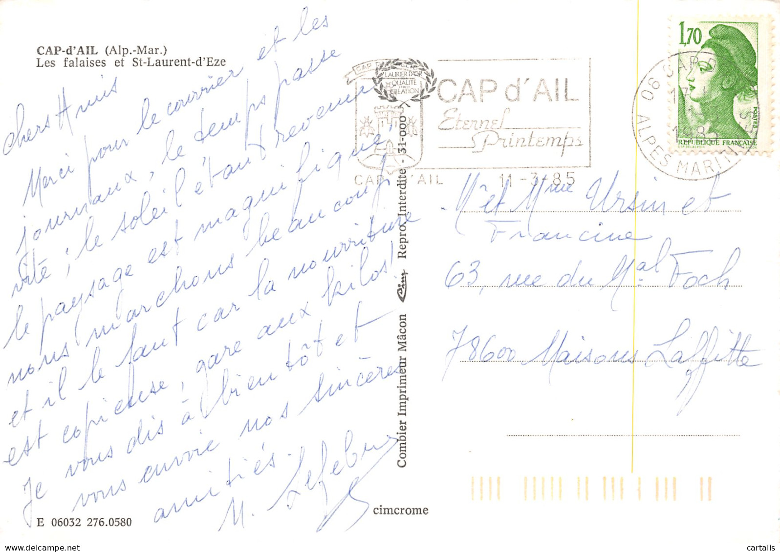 06-CAP D AIL-N°3930-B/0251 - Cap-d'Ail