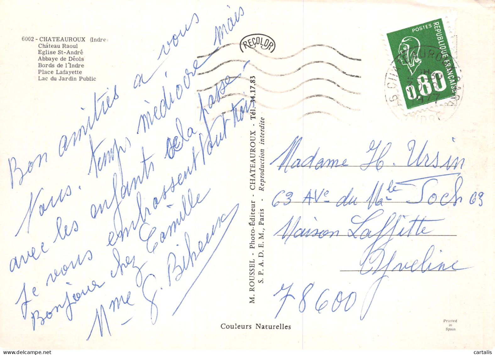 36-CHATEAUROUX-N°3931-A/0147 - Chateauroux
