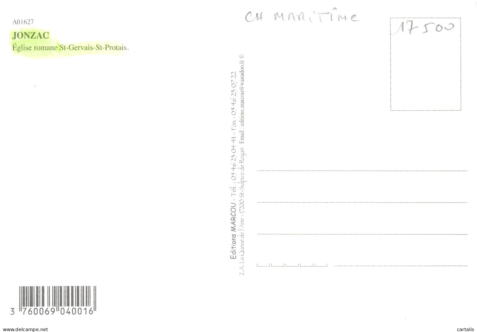 17-JONZAC-N°3932-D/0257 - Jonzac