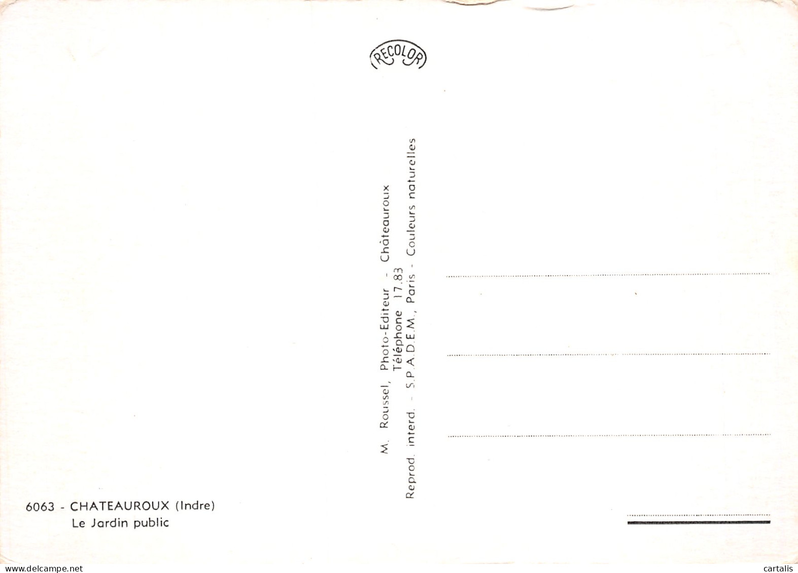36-CHATEAUROUX-N°3938-A/0199 - Chateauroux