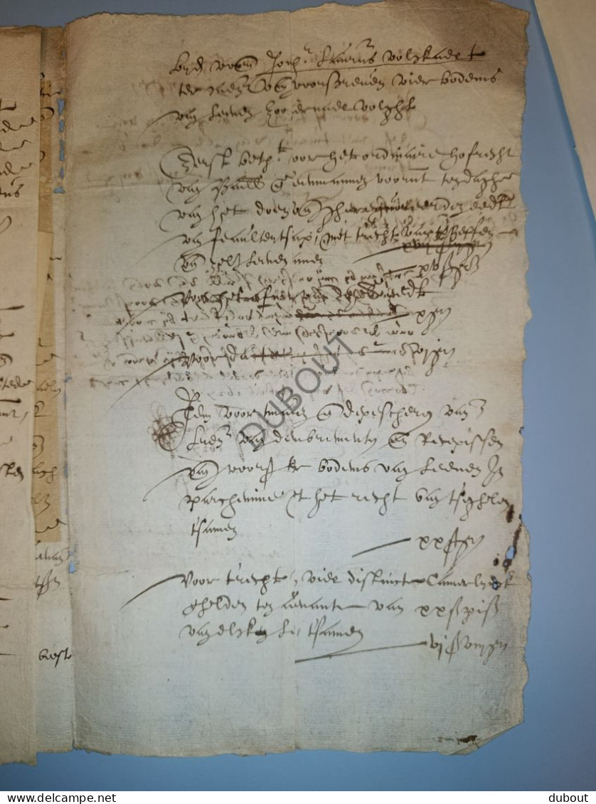 Bassevelde: Denombrement 1627 Manuscrit  (V3947) - Manuscripten