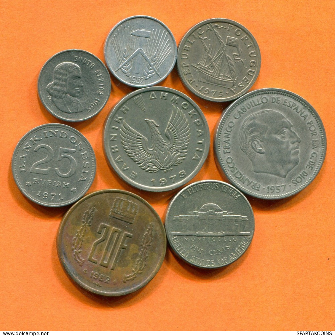 Collection WORLD Coin Mixed Lot Different COUNTRIES And REGIONS #L10418.1.U.A - Autres & Non Classés