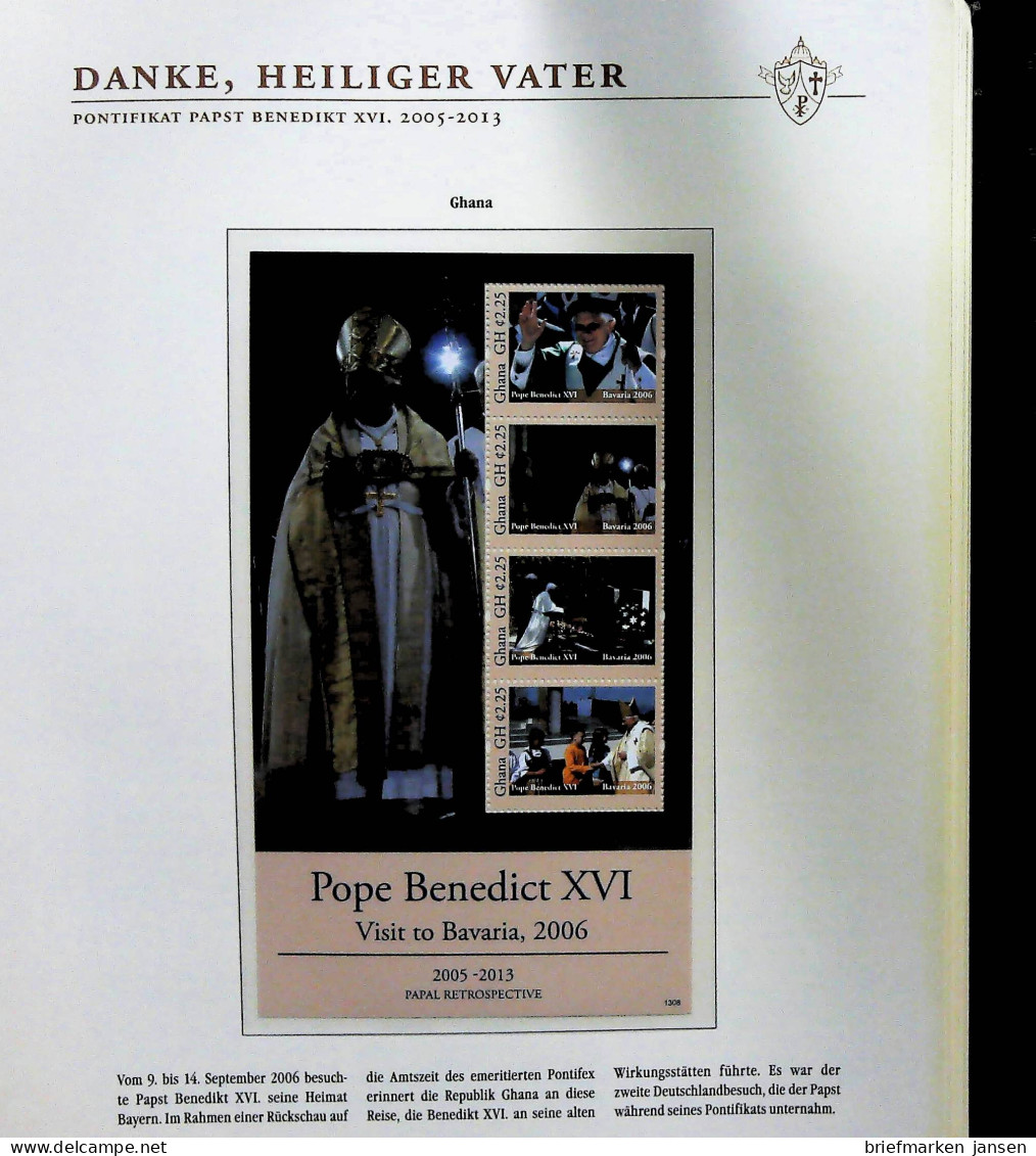 Sammlung "Papst Benedict XVI. 2005-2013" (alle Seiten sind unten abgebildet)
