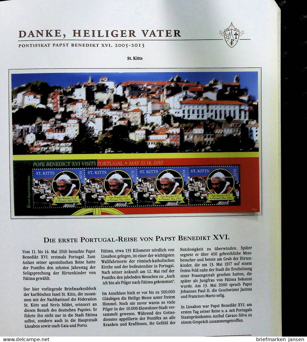 Sammlung "Papst Benedict XVI. 2005-2013" (alle Seiten sind unten abgebildet)