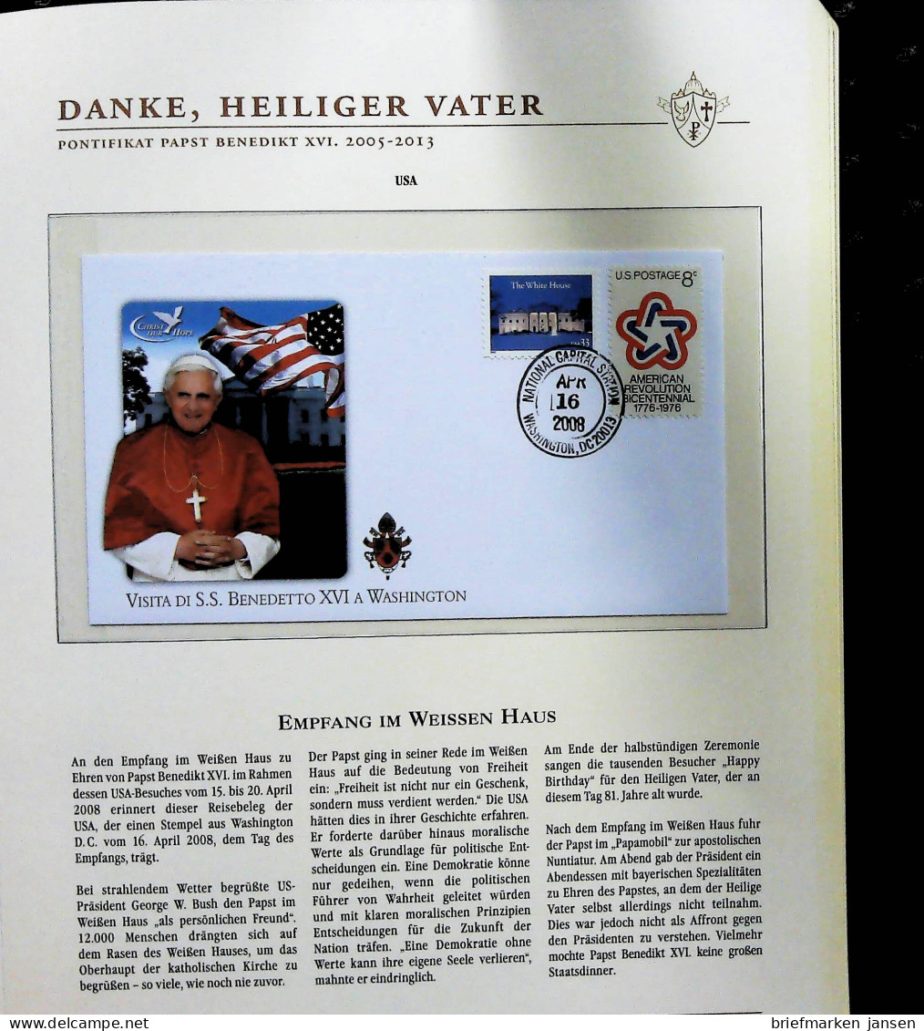 Sammlung "Papst Benedict XVI. 2005-2013" (alle Seiten sind unten abgebildet)