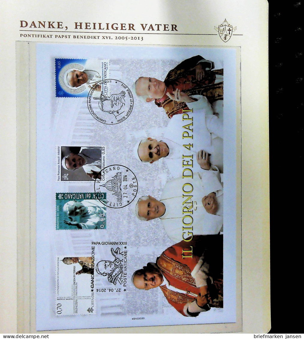 Sammlung "Papst Benedict XVI. 2005-2013" (alle Seiten sind unten abgebildet)