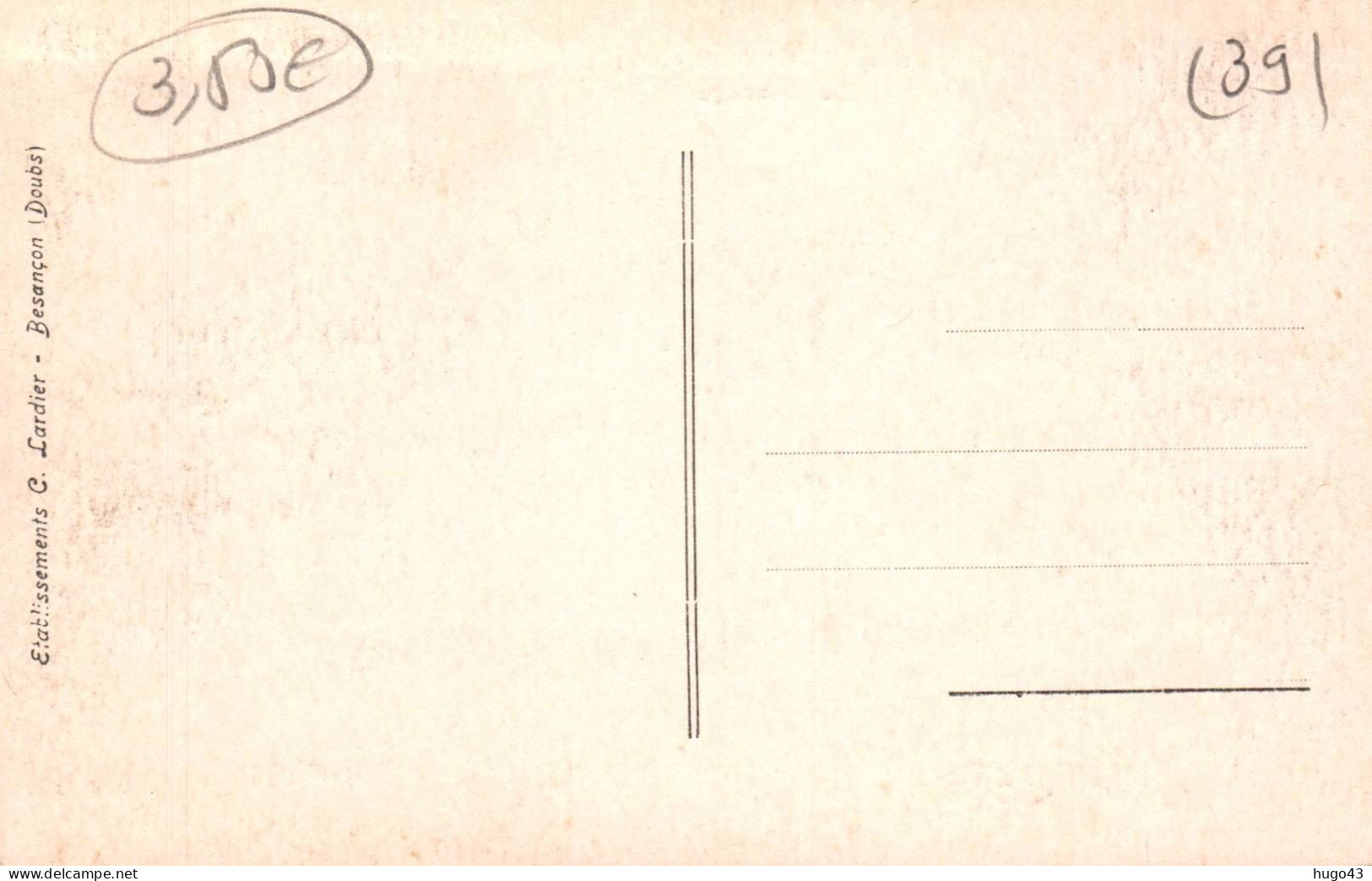 (RECTO / VERSO) CHAMPAGNOLE - LE BARRAGE - CPA - Champagnole