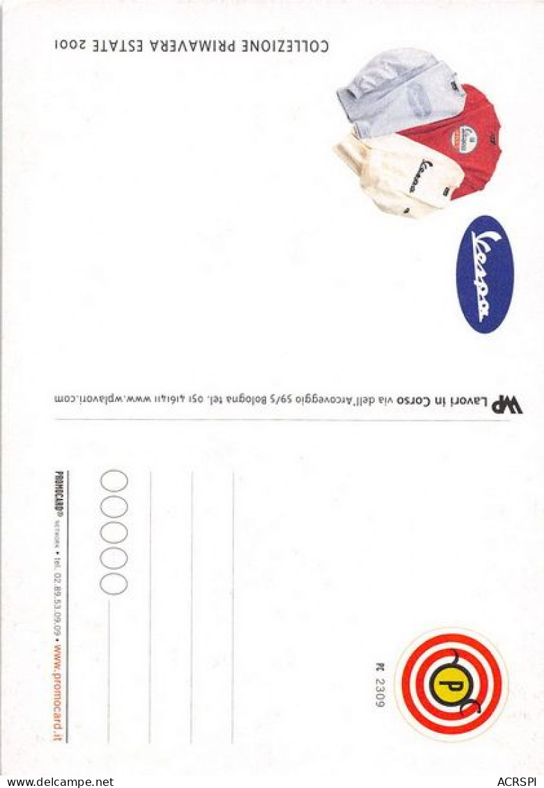 VESPA CLUB Suisse SCHWEIZ SVIZZERA(SCAN RECTO VERSO)MA001 - Werbepostkarten