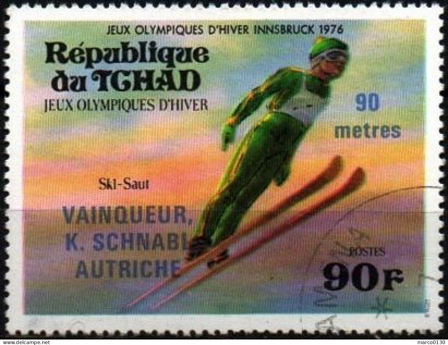 TCHAD / SERIE DU N° 308 AU N° 309 OBLITERE - Tschad (1960-...)