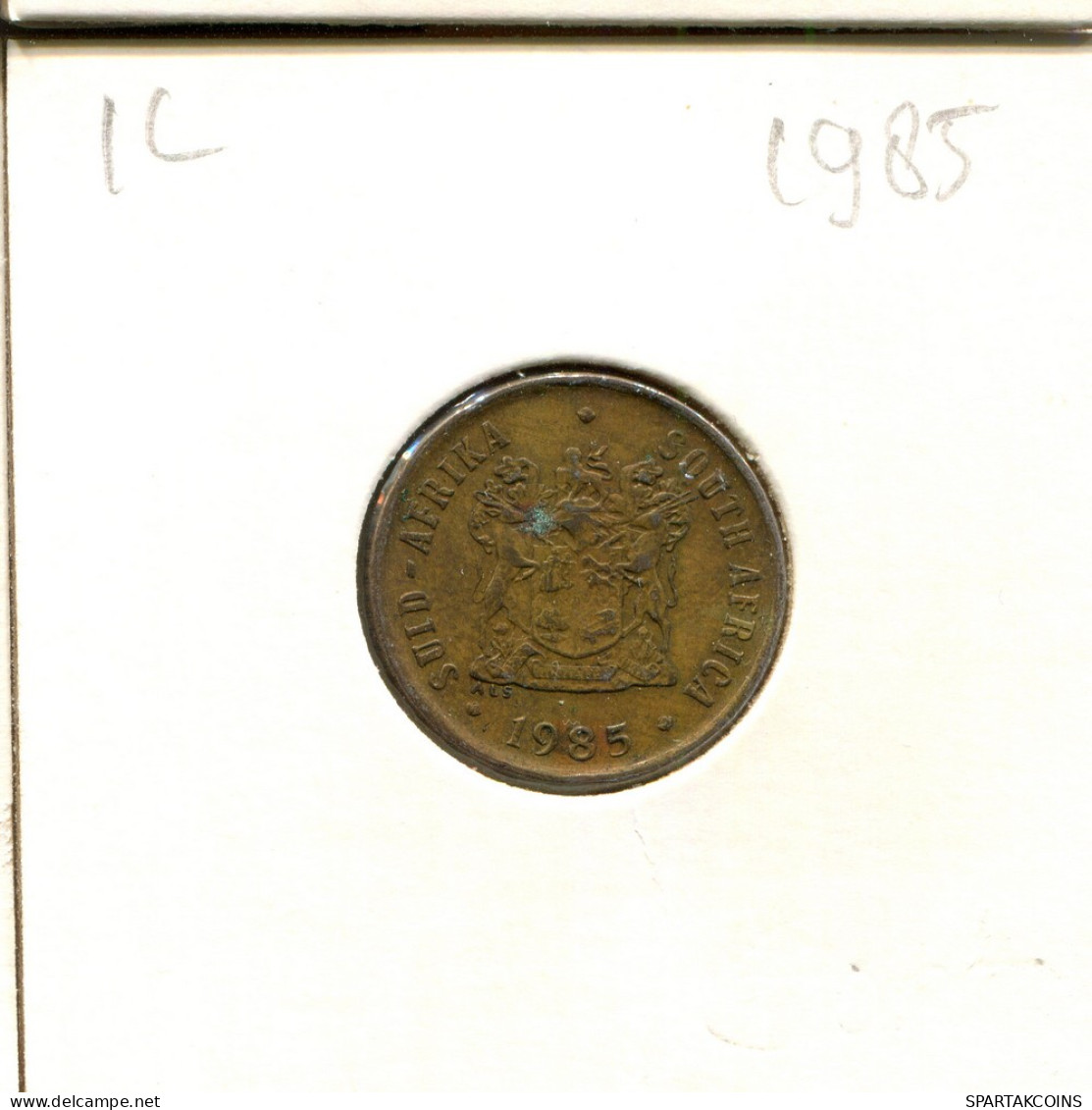 1 CENT 1985 SUDAFRICA SOUTH AFRICA Moneda #AT086.E.A - Sudáfrica