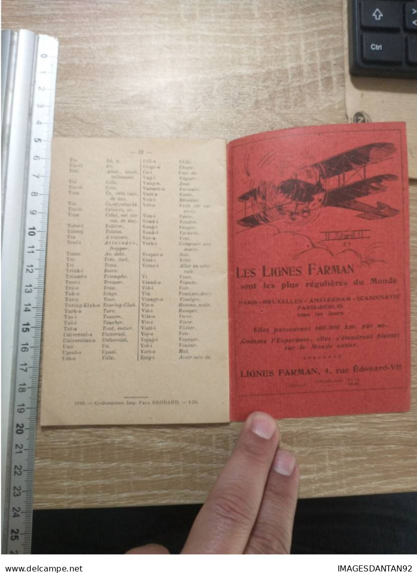 ESPERANTO #FG62369 PREMIER MANUEL LANGUE AUXILIAIRE COMPLET ET NEUF - Esperanto